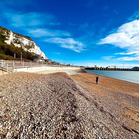 Flat 4 Marine Parade House, 1 East Cliff- Next To Dover Port, White Cliffs, Beach, Castle Exteriér fotografie
